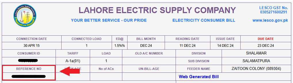 lesco bill check